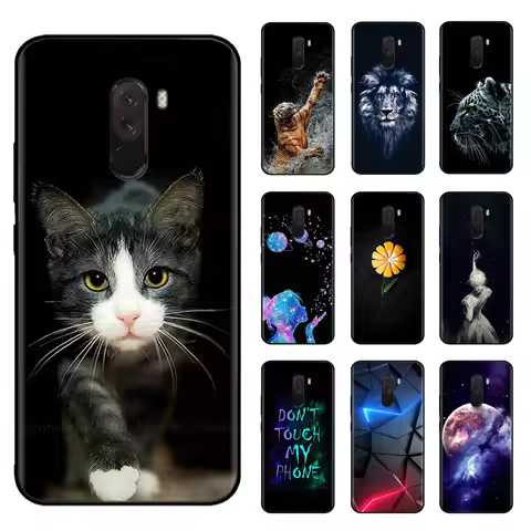 Phone Case For xiaomi mi pocophone f1 Soft TPU Silicone Bumper for xiaomi poco F1 Cases Pocophone F1