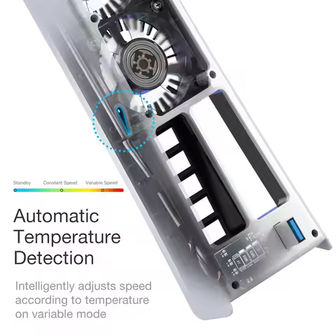 Cooling Fan For PS5 Pro Intelligent Temperature Control Low Noise Fan For PS5 Pro Disc & Digital Edi
