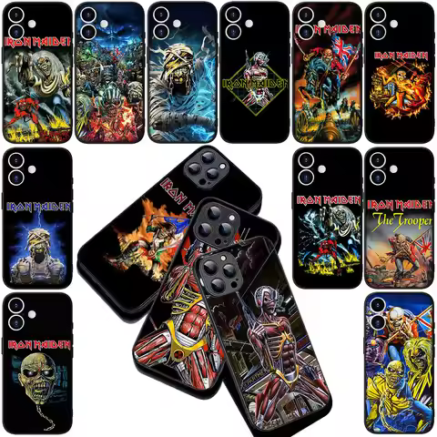 I-Irons Rock M-Maidens Silicone Cover for Huawei P30 P20 Mate 20 Lite Pro Y9 Y7 Y6P Y7A 2019 Y9A P S