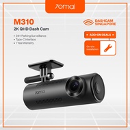 70mai M310 [Global Edition] | 2K 1296p | Front Camera | Loop Recording | Parking Mode