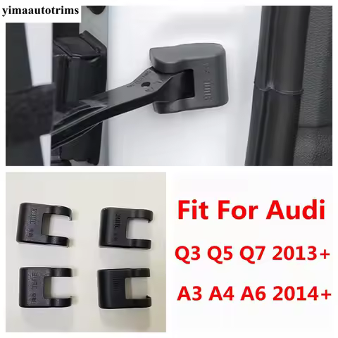 Car Door Arm Stop Limiter Rust Waterproof Protection Cover Trim Accessories For Audi Q3 Q5 Q7 2013 -