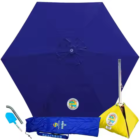 ALLINONE BEACH UMBRELLA SYSTEM. Includes ULTRA Base compliant with the ASTM F368124 Beach Umbrella S