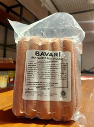 Sosis Sapi BAVARI Bratwurst Beef Sausage 1KG