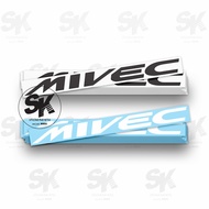 Mivec Mitsubishi Logo Cutting Sticker Vinyl