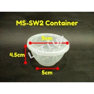 MS W2 / FC200 Round Plastic Food Container (50pcs±) / Plastic Container / Round Container