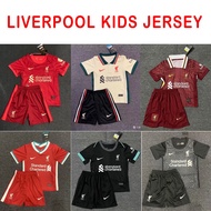 Top quality Liverpool Jersey Set 2020 2021 2022 2024 Kids Soccer Jersey Full Suit with Pants