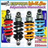 Espada World Class Monoshock Absorber 205mm 225mm 230mm RS150 RSX Y15 Y15ZR Y16ZR LC135 VF3i 185 Adj