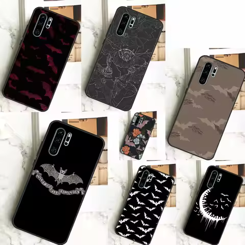 Goth Vampire Bat Gothic Case For Huawei Nova 10 SE 9 11 11i 8i 3i 5T Y60 Y70 Y90 Y61 Y91 P20 P30 Pro