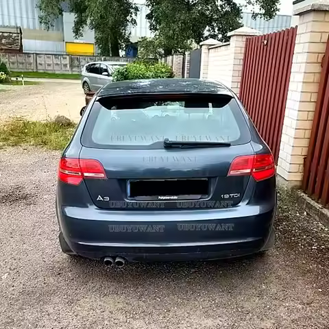 Lip Spoiler For Audi A3 8P 8P FL 2003 - 2012 High Quality ABS Plastic Audi A3 8P Mini Spoiler Rear R