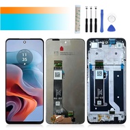 6.5" High Quality For Motorola Moto G34 LCD Display Touch Screen Sensor Digiziter Assembly Replaceme