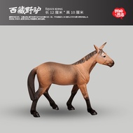 Plaything Shangzhi Tibetan Donkey Model Simulation Wildlife Toy Tibetan Donkey Donkey Children Cogni