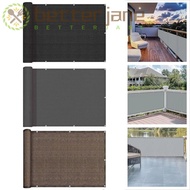 BETTER-JANE Balcony Shade Cloth, Waterproof 3/5/6M Sun Shading Sails, Thicken Fence Patio Protection