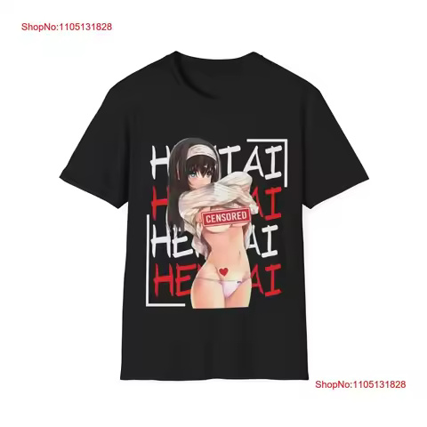 Waifu T Shirt Anime Lovers Hentai Ecchi Manga Japanese Cosplay Geek vintage Washed Breathable Stretc