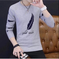 Hot Sale Shocking Sale Fashion Long Sleeves MenS T-shirt Casual Shirt Ready Stock