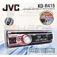 Jvc KD-R415 Single Din KD R415 Head Unit Tape Car Radio USB CD