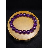 Amethyst Uruguay Crystal Quartz Bracelet 10mm4A F318