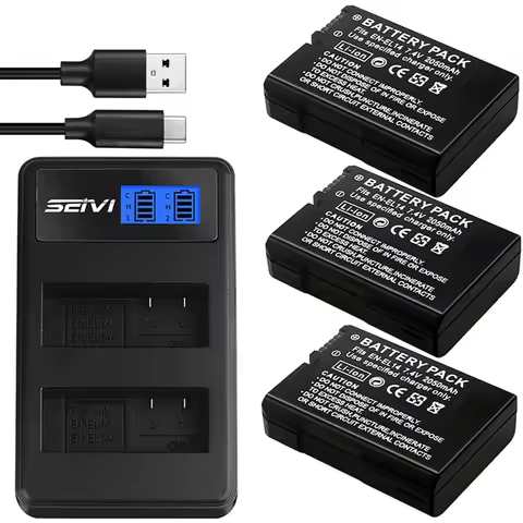 EN-EL14 EN-EL14A BATTERY 2050MAH For Nikon D5600 D5200 D5300 D3100 D3200 D3300 D3400 D3500 Coolpix P
