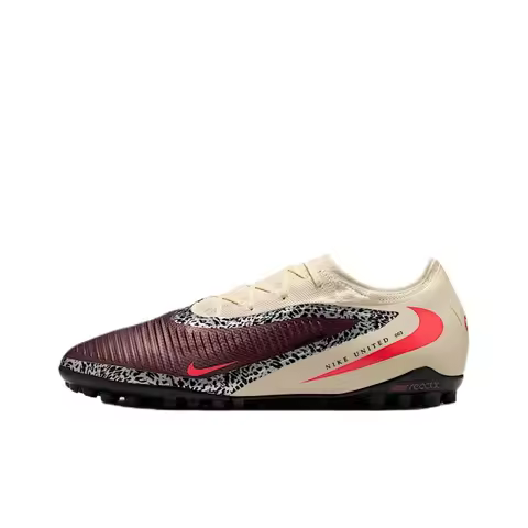 Nike Phantom 6 Artificial Turf Soccer Shoes Unisex Beige Red IR2364-611