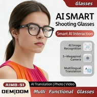 2026 New 4K HD AI Smart Glasses Men Chat GPT500MP Camera Bluetooth Call AI Translation Voice Assista