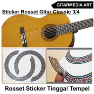 Rosset classic Guitar 3/4-classic Guitar Hole sticker 3/4-rosset yamaha 3/4 cs40