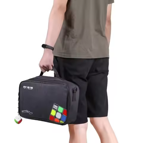 QiYi MoYu Shoulder Bag Handbag Black Professional Backpack Bag For Magic Puzzle Cube 2x2 3x3x3 4x4 5
