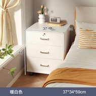 Others - 移動床頭櫃 帶鎖簡約現代家用臥室床邊收納小櫃子 儲物櫃 簡易置物櫃（快遞送貨上門）（平行進口）