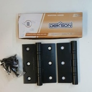 Dekson Black Hinge 3 Inch ESS DL 3x2.5x2mm 2BB Black Butterfly Hinge/