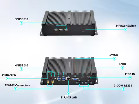 Multiple Choices CPU Celeron 2955U Core i3 7110U 8140U i5 4278U 8350U i7 8565U 10510U 1355U with 2xC