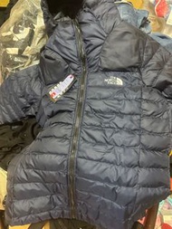 北臉 羽絨外套  the north face  深藍 輕羽絨