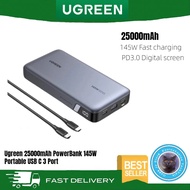 UGREEN PowerBank 145W 25000mAh Portable USB C 3 Port PD3.0 Digital screen