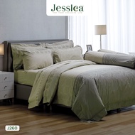 Jessica Cotton mix พิมพ์ลาย J260 ชุดเครื่องนอน ผ้าปูที่นอน ผ้าห่มนวม เจสสิก้า พิมพ์ลายได้อย่างประณีตสวยงาม