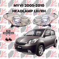 PERODUA MYVI 2005 2006 2007 2008 2009 2010 HEADLAMP (CLEAR)/ LAMPU DEPAN MYVI 2005 2006 2007 2008 20