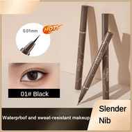 KK BEAUTY Waterproof Quick Dry Eyeliner Pen Lying Silkworm Pen Sweatproof Anti-oil Smudge-Proof Long-lasting Black Eyeliner Pencil Eyes Beauty Makeup Tools