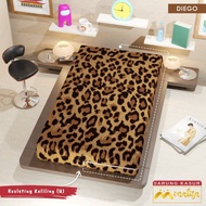 Sarung Kasur / Sprei Resleting Ukuran 120x200x20 cm Motif Karakter/Dewasa/Bola