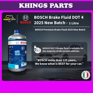 BOSCH Dot 4 Brake Fluid Minyak Brek Dot 4 Minyak Brek Kereta - 1 Litre | Original BOSCH