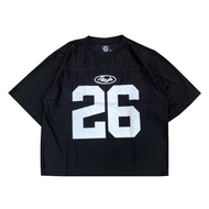 HOT Genesis Conspiracy - Mesh Jersey Boxy Oversized 26 Black Unisex - Streetwear Jersey