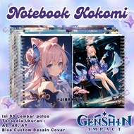 Kokomi Genshin Impact Note Book / Kokomi Notebook / Notebook / Can Be Customized