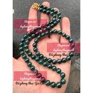 [Combo] Da Lam Ngoc Jadite Necklace + Bracelet Set A svip 8mm Beads, inspected goods, free with prem