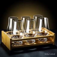 🚓X1AW Crystal Whiskey Fragrance-Smelling Cup Set Glass White Glass Glass Expert Professional Tasting Set