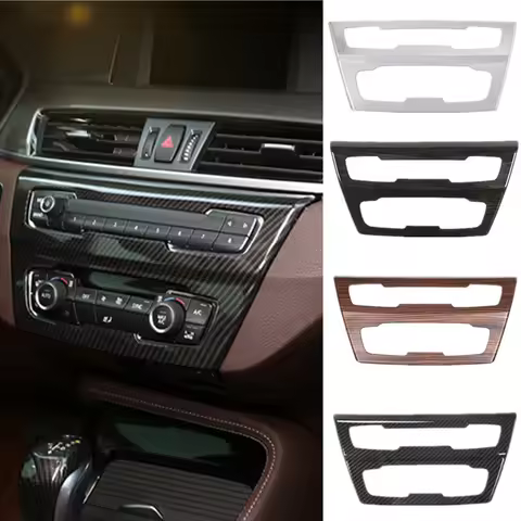 Auto Interior Car Center Panel Decoration Cover Frame Decoration Trim Sticker For BMW X1 F48 20i 25i
