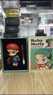 (N)開封品 Pop Mart Baby Molly Future Painter 我是未來小畫家 莫莉 茉莉 異色款 隱藏款