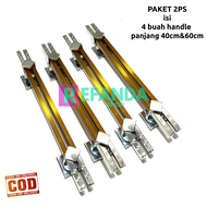 4 biji handle pegangan tarikan gagang handle pintu rumah minimalis modern panjang 40cm dan 60cm baha