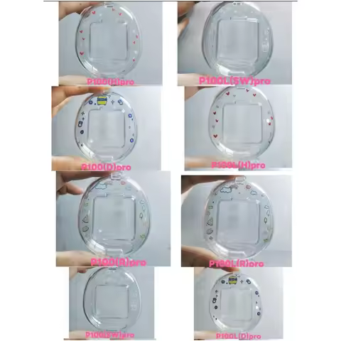 New Tamagotchi Uni Transparent Protective Cover Shell Hard Shell Transparent Shell And Stickers In S