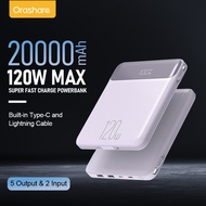 Orashare PLC210 120W 20000mAh Powerbank Super Fast Charger Built in Type C Cables Laptop Power Bank 