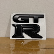GTR Logo Car Decoration Racing Style Matte Black