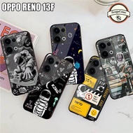 HP SENJACASE SOFTCASE GLASS TYPE 0PP0 RENO 13F NEWEST - Silicone - Glossy Case - Casing - - Latest -