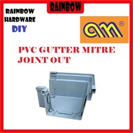 ARENSI F300 PVC GUTTER FITTING JOINT IN / JOINT OUT