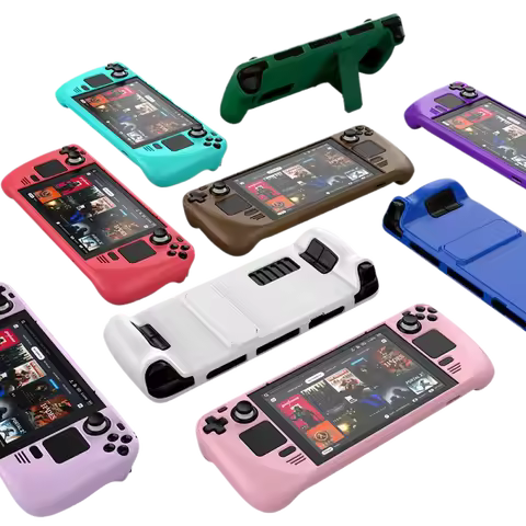 Suitable For Steam Deck Skin-Friendly Feel For Steam Deck Oled Colorful PC Protective Case With Stan