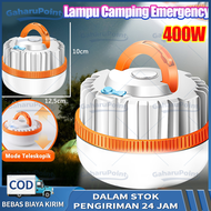 Lampu Emergency Gantung Camping LED 400W Lamp Lampu Darurat Lampu Taman Lampu Belajar Lampu Multifun