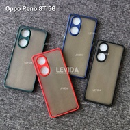 Oppo Reno 8T 5G Case Dove Matte Transparan Slim Fuze Macaron Shockprof Casing Oppo Reno 8T 5G